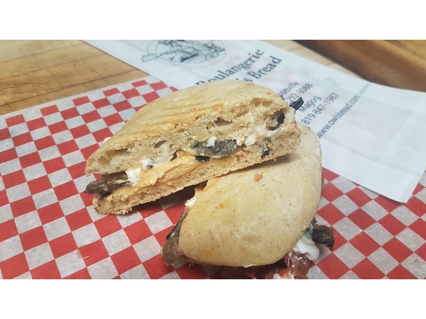 Panini libanais végétarien